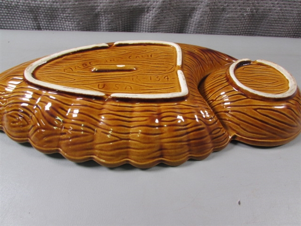 California Pottery Butterfly Wing Dish # R 134