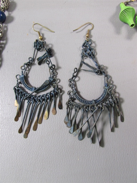 Fashion Jewelry- Blues & Greens and An Arrowhead Necklace