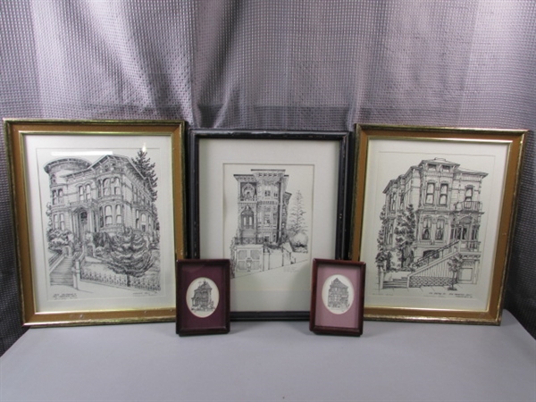 Virginia Celli 1972 San Francisco Victorian Prints and Smaller Pictures