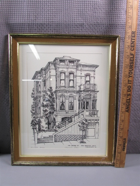 Virginia Celli 1972 San Francisco Victorian Prints and Smaller Pictures