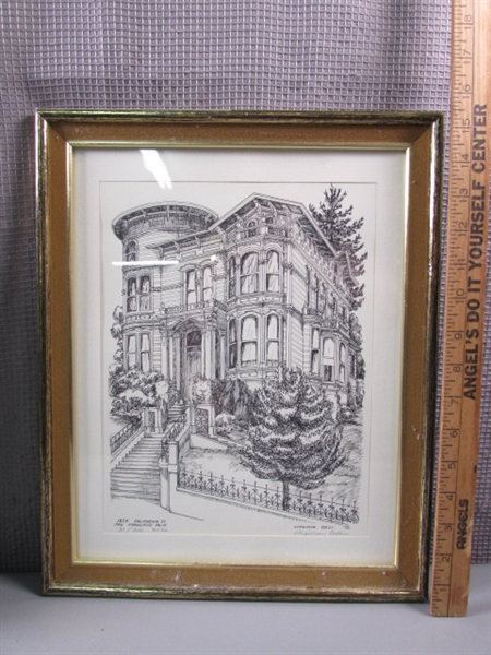 Virginia Celli 1972 San Francisco Victorian Prints and Smaller Pictures