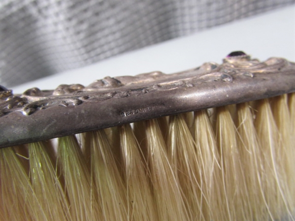 Antique Victorian Sterling Silver Clothing Brush