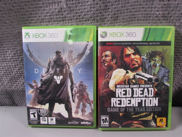 Xbox 360, Games, and Extras- 1 Xbox One Game