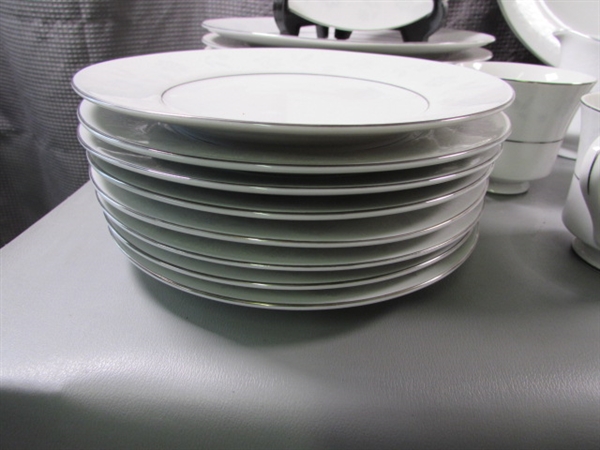 Fine Bone China Dish Set- 45 Pc Set