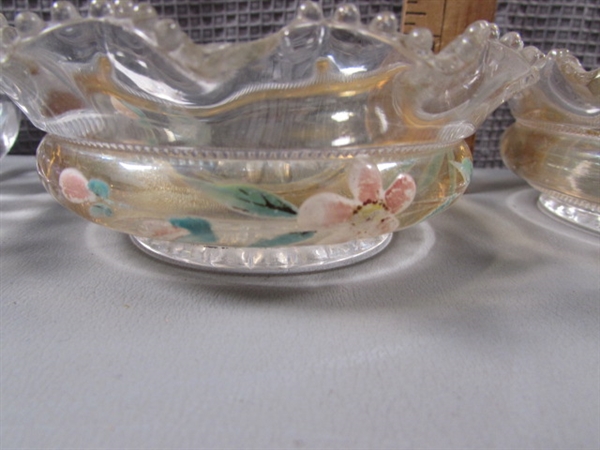 Assorted Glassware and Trinket Dishes