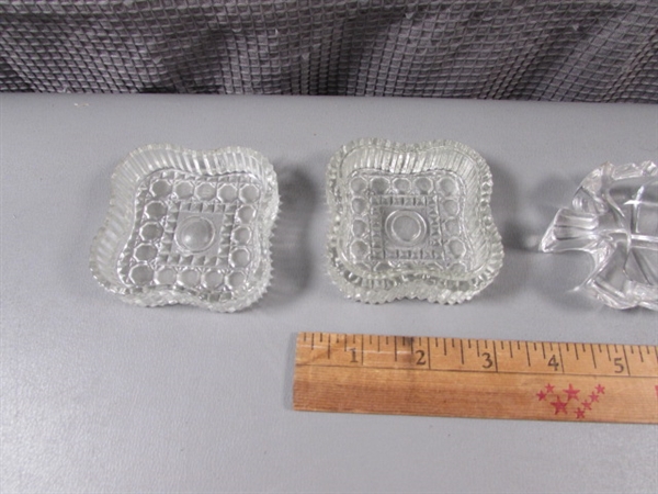 Assorted Glassware and Trinket Dishes