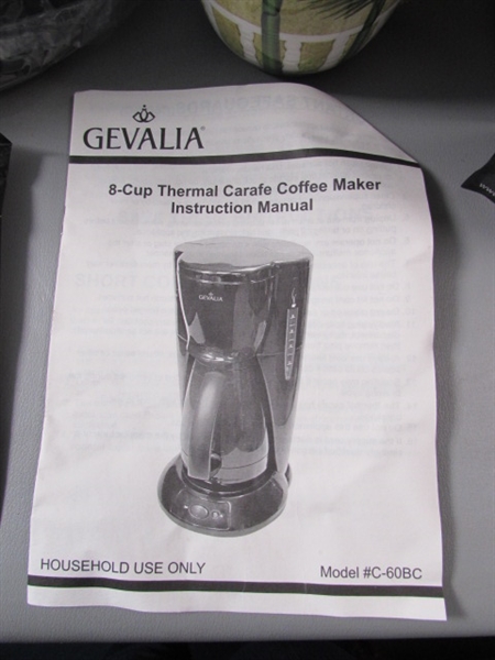 Gevalia 8 Cup Coffeemaker- New