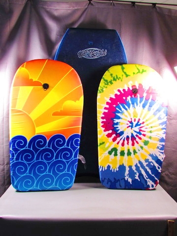 Three Boogie Boards