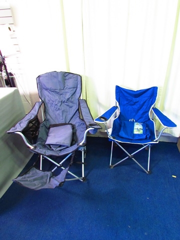 Eddie Bauer and Greatland Folding Captain Camp Chairs