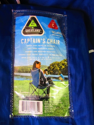 Eddie Bauer and Greatland Folding Captain Camp Chairs