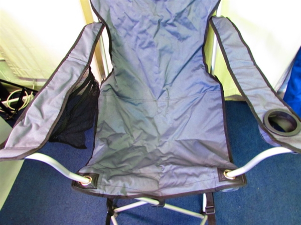 Eddie Bauer and Greatland Folding Captain Camp Chairs