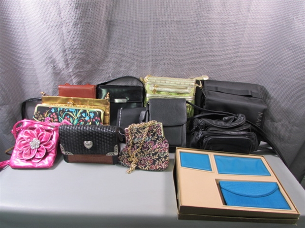 Fanny Packs, Bags, and Purses. All are in good condition.