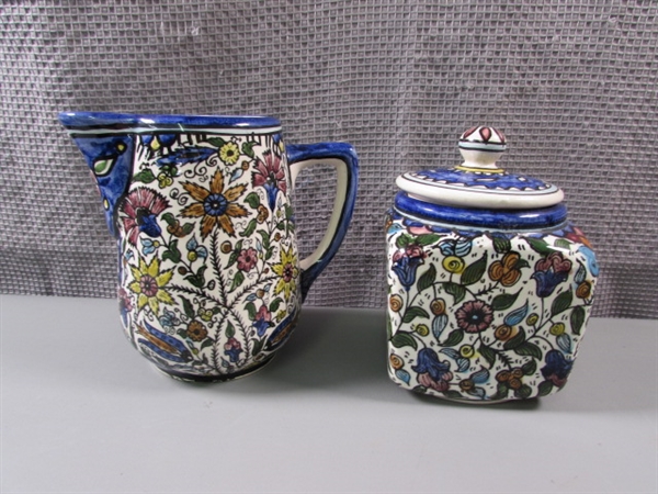 Beautiful Set of Ceramic Pottery from Israel