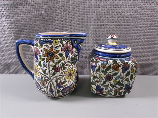 Beautiful Set of Ceramic Pottery from Israel