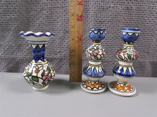 Beautiful Set of Ceramic Pottery from Israel