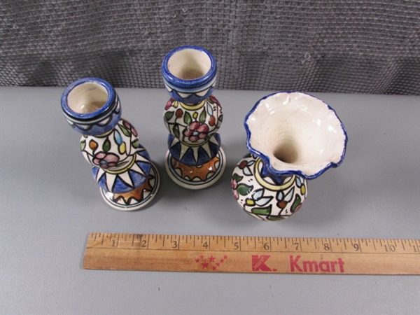 Beautiful Set of Ceramic Pottery from Israel