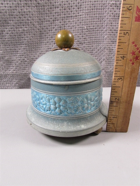 Antique Powder Makeup Music Box