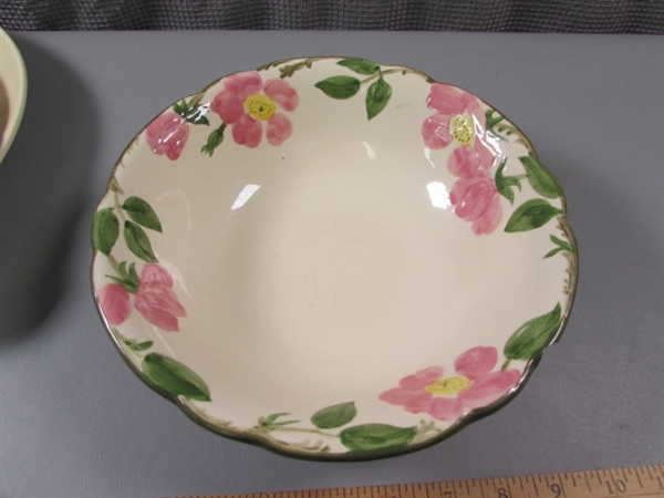 Vintage Franciscan Desert Rose and Asian Platter