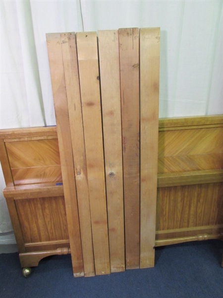 Vintage Shepherd Wood Full Size Bed Frame