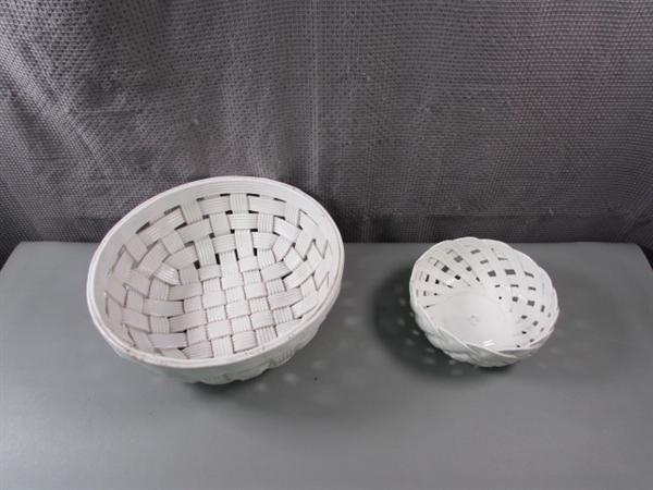 Woven Ceramic Baskets