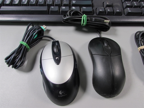 Computer Mice, Headphones, Keyboards, and Cooling Fan