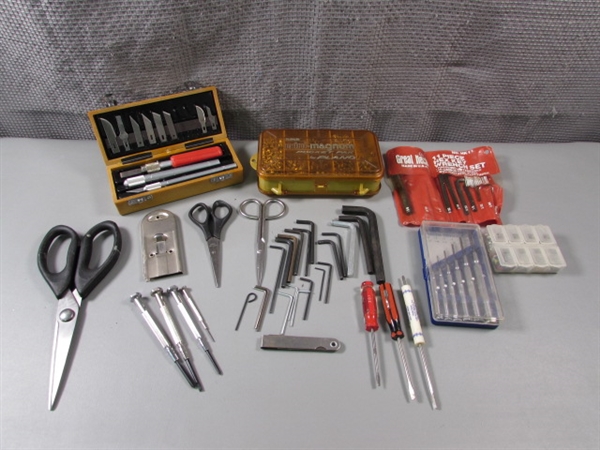 Tools- Hex Keys, Precision Tools, Xacto Knives, etc.