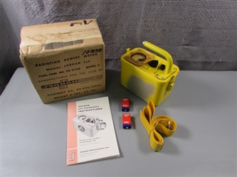Jordan Electronics Radiation Survey Meter Jordan Model 710
