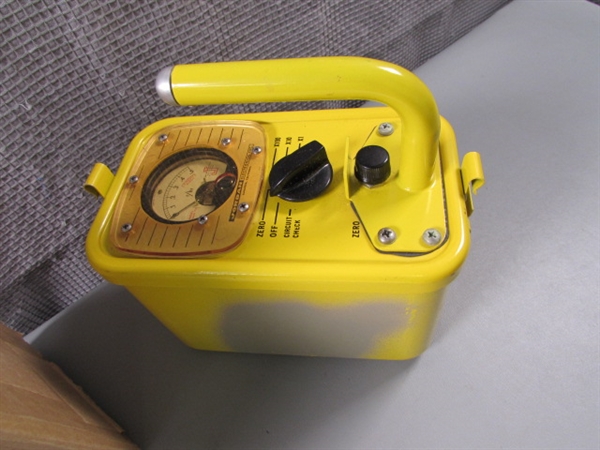 Jordan Electronics Radiation Survey Meter Jordan Model 710