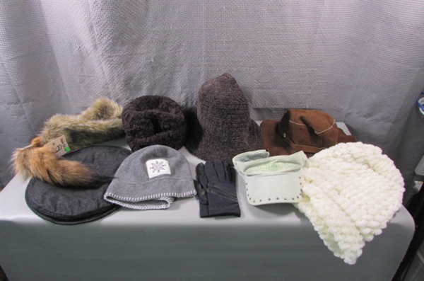 Hats, Visor, and Gloves