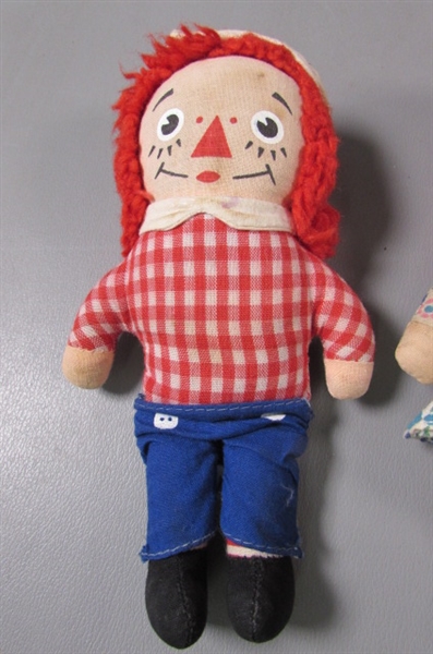 Vintage Raggedy Ann And Andy Dolls