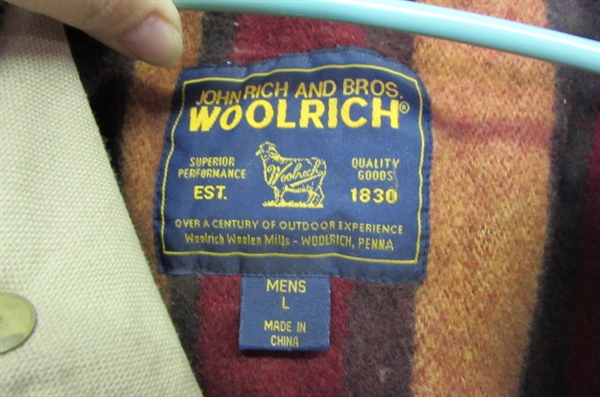 John Rich and Bros Woolrich Mens L Jacket