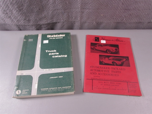 Books Studebaker- Truck Parts Catalog and Newman and Altman.