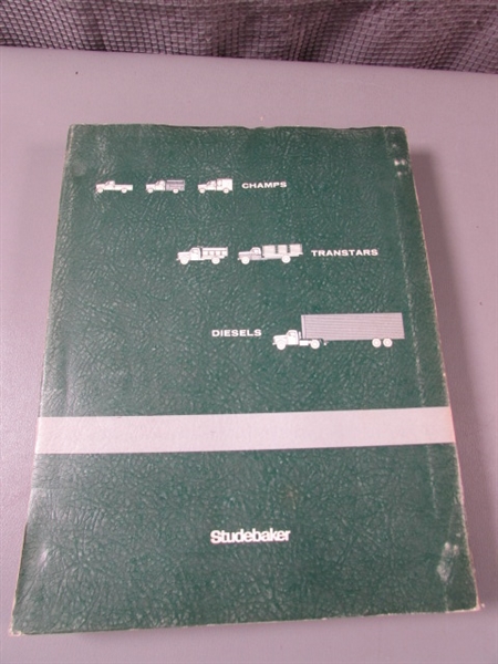 Books Studebaker- Truck Parts Catalog and Newman and Altman.