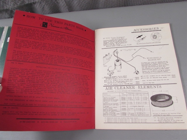 Books Studebaker- Truck Parts Catalog and Newman and Altman.