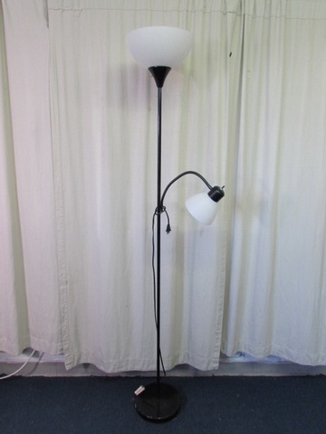 Combo Floor Lamp With Adjustable Reading Light