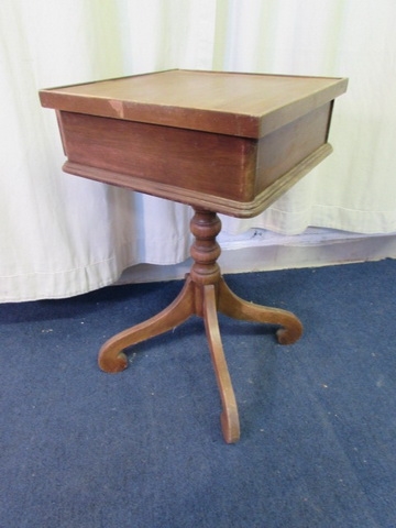 Vintage Wooden Table With Drawer