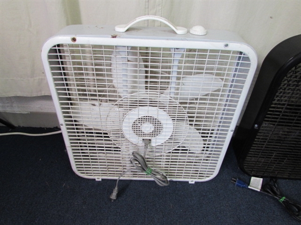 Lakewood and Lasko Box Fans