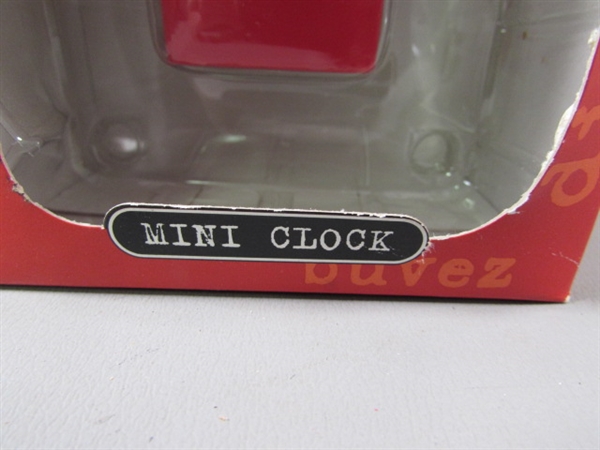 Coca-Cola Collectible Mini Clock in Original Box