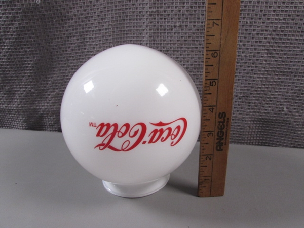 Coca-Cola Glass Lamp Globe