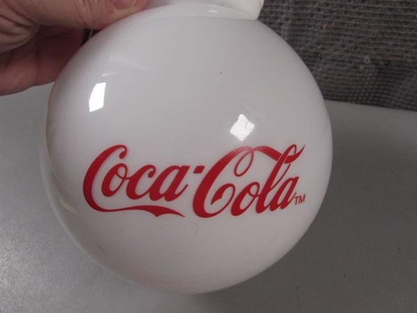 Coca-Cola Glass Lamp Globe