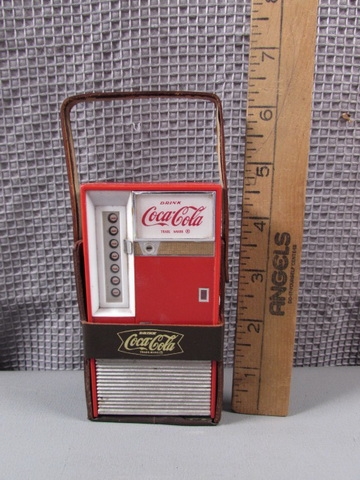 Vintage Coca-Cola Cooler Radio with Booklet