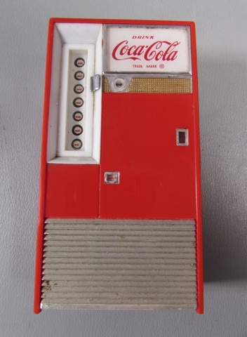 Vintage Coca-Cola Cooler Radio with Booklet