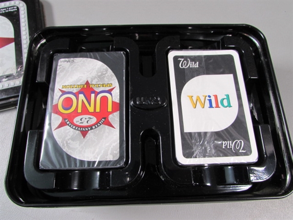 New- UNO Silver Anniversary Special Edition Cards and Tin