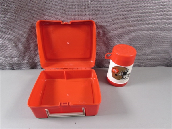 Vintage San Francisco 49ers Lunch Box w/Thermos