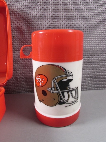 Vintage San Francisco 49ers Lunch Box w/Thermos