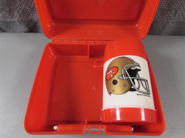 Vintage San Francisco 49ers Lunch Box w/Thermos