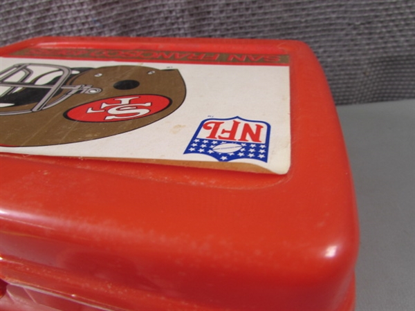 Vintage San Francisco 49ers Lunch Box w/Thermos