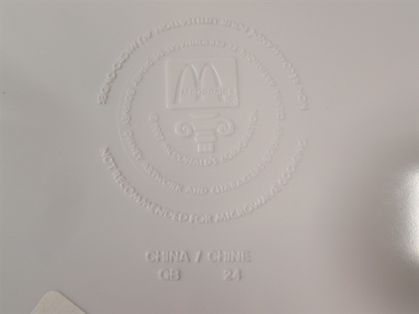 Set of 6 Hercules Plates- McDonalds