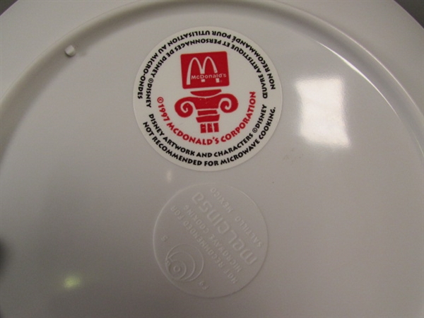 Set of 6 Hercules Plates- McDonalds