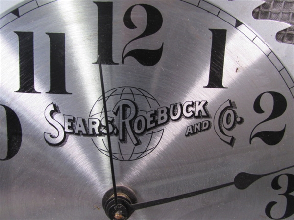 Sears Roebuck and Co Saw Blade Shop Clock